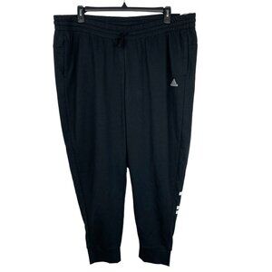 Adidas Pants Womens 3X Black Slim Normal Length Jogger Gym Workout Athletic NWT
